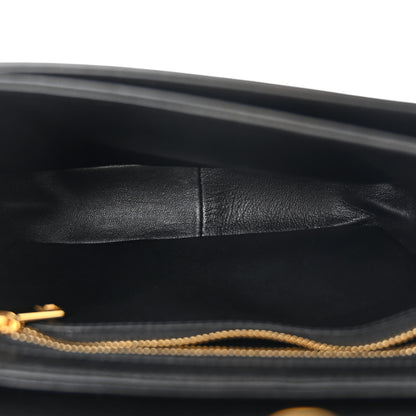 Celine Shiny Calfskin Medium Triomphe Black 5 of 12