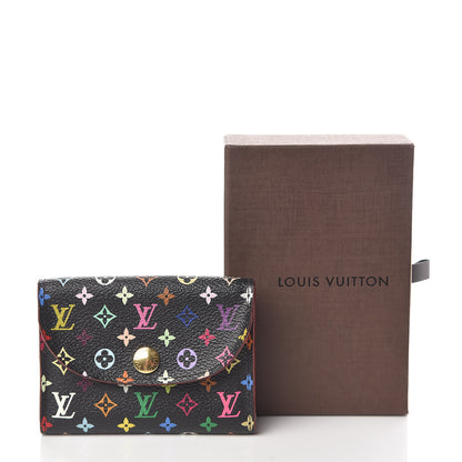 Louis Vuitton Monogram Multicolor Business Card Holder Black Grenade 7 of 7
