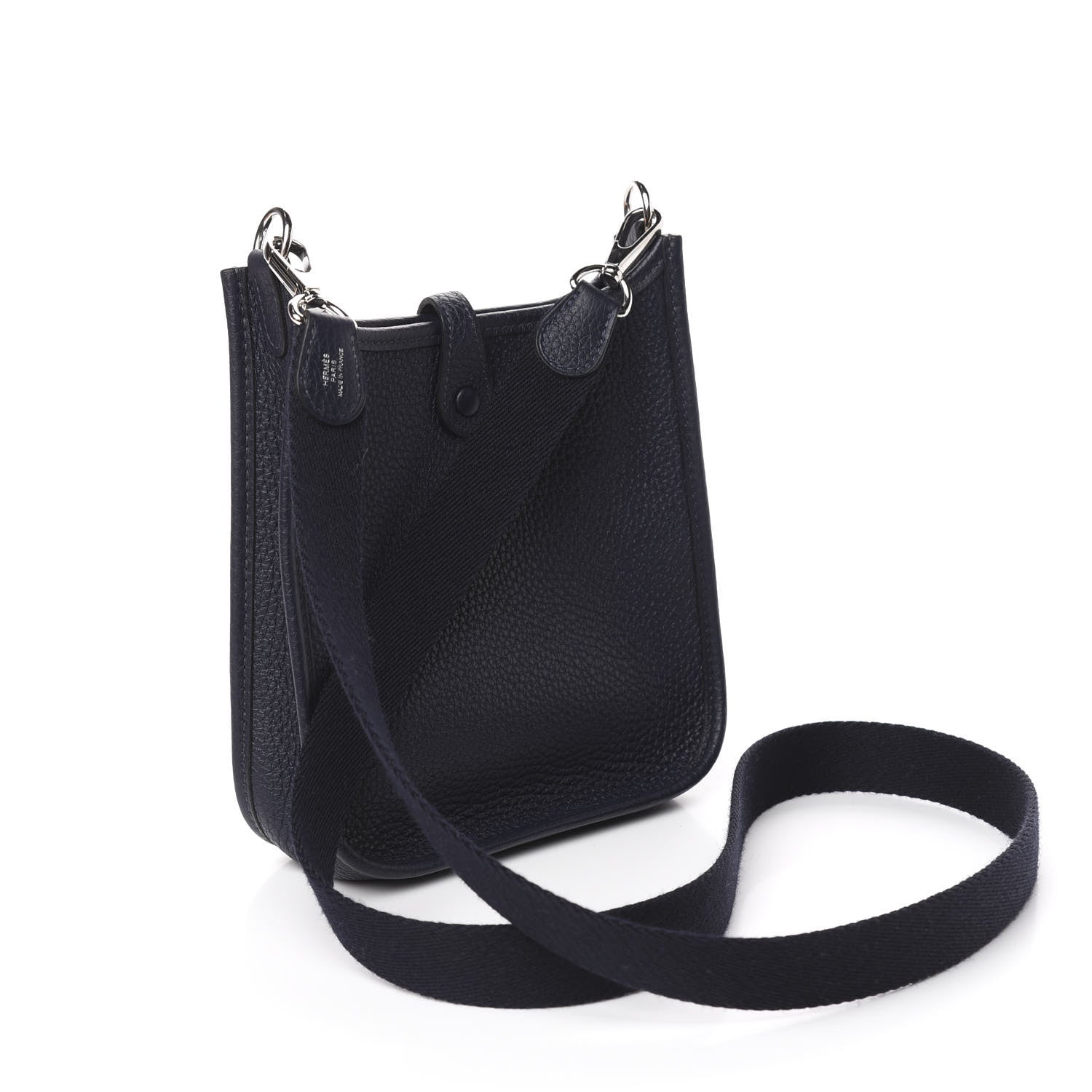 Hermes Taurillon Clemence Evelyne TPM Bleu Nuit 3 of 11