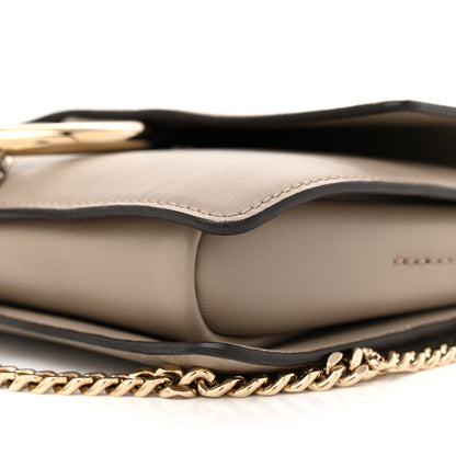 Chloe Suede Calfskin Small Faye Shoulder Bag Motty Grey 11 of 12