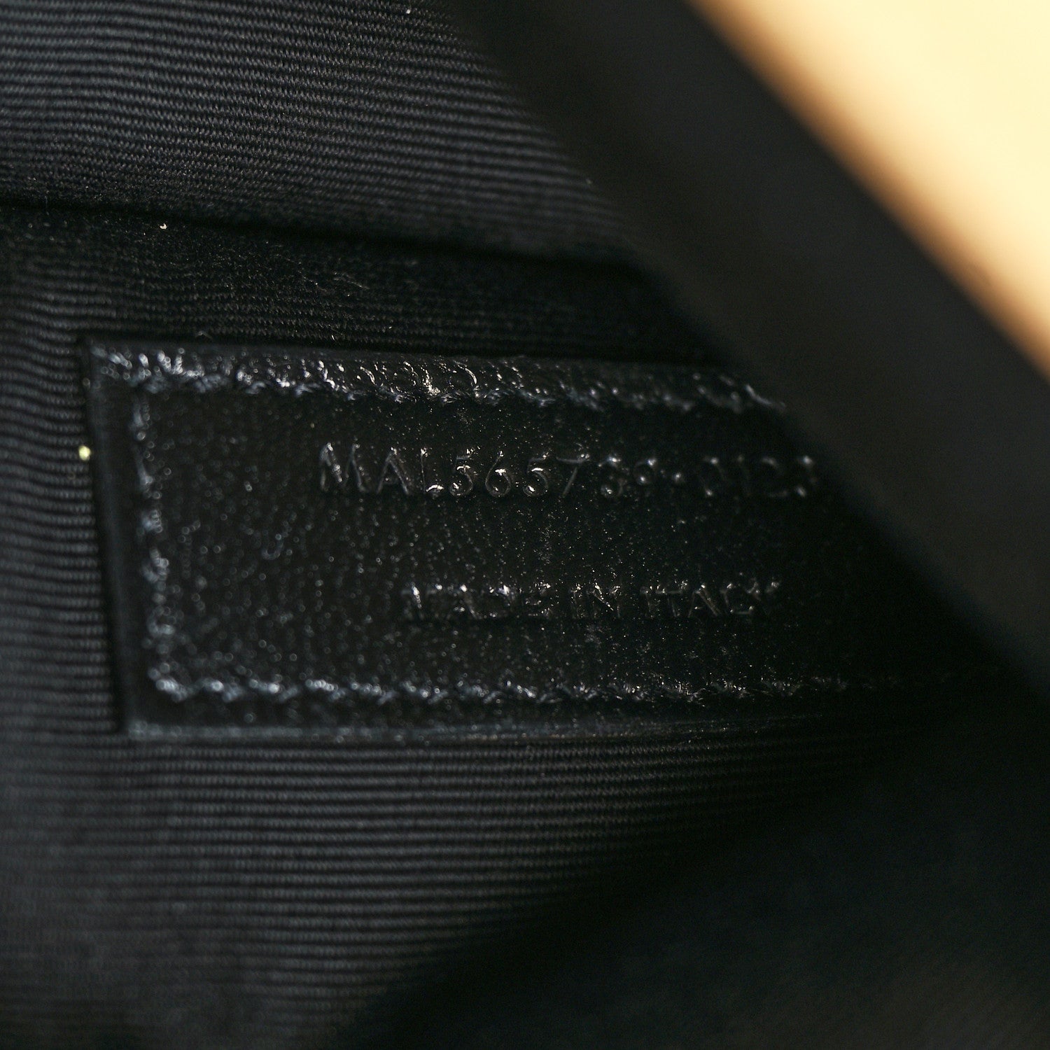 Saint Laurent Micro Raffia Uptown Pouch Natural Hay Blush 7 of 10