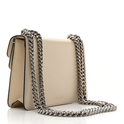 Gucci Textured Calfskin Crystal Mini Dionysus Shoulder Bag Mystic White 3 of 10