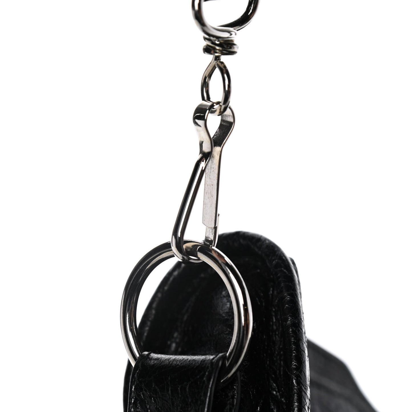 Agneau Classic Silver Hardware City Black