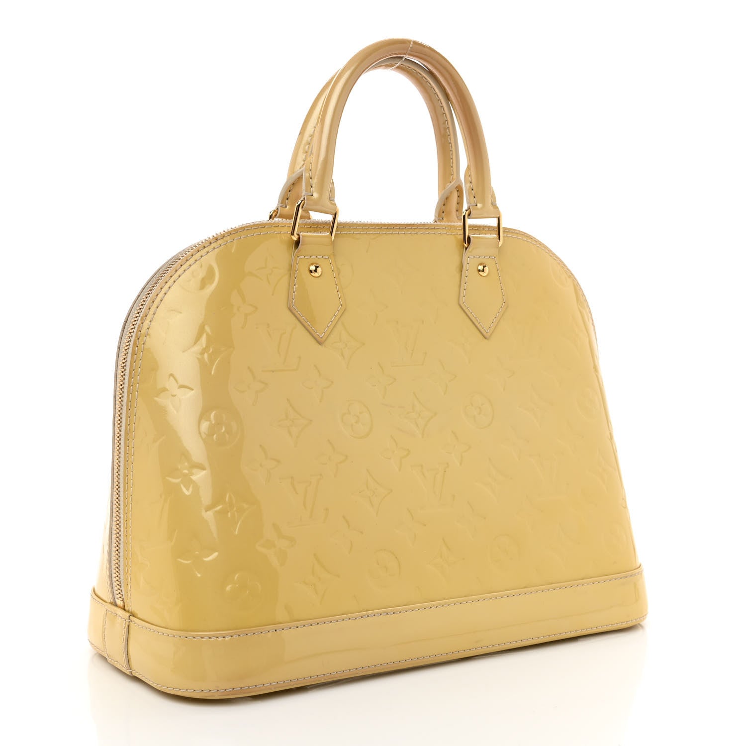 Louis Vuitton Vernis Alma PM Citrine 3 of 9