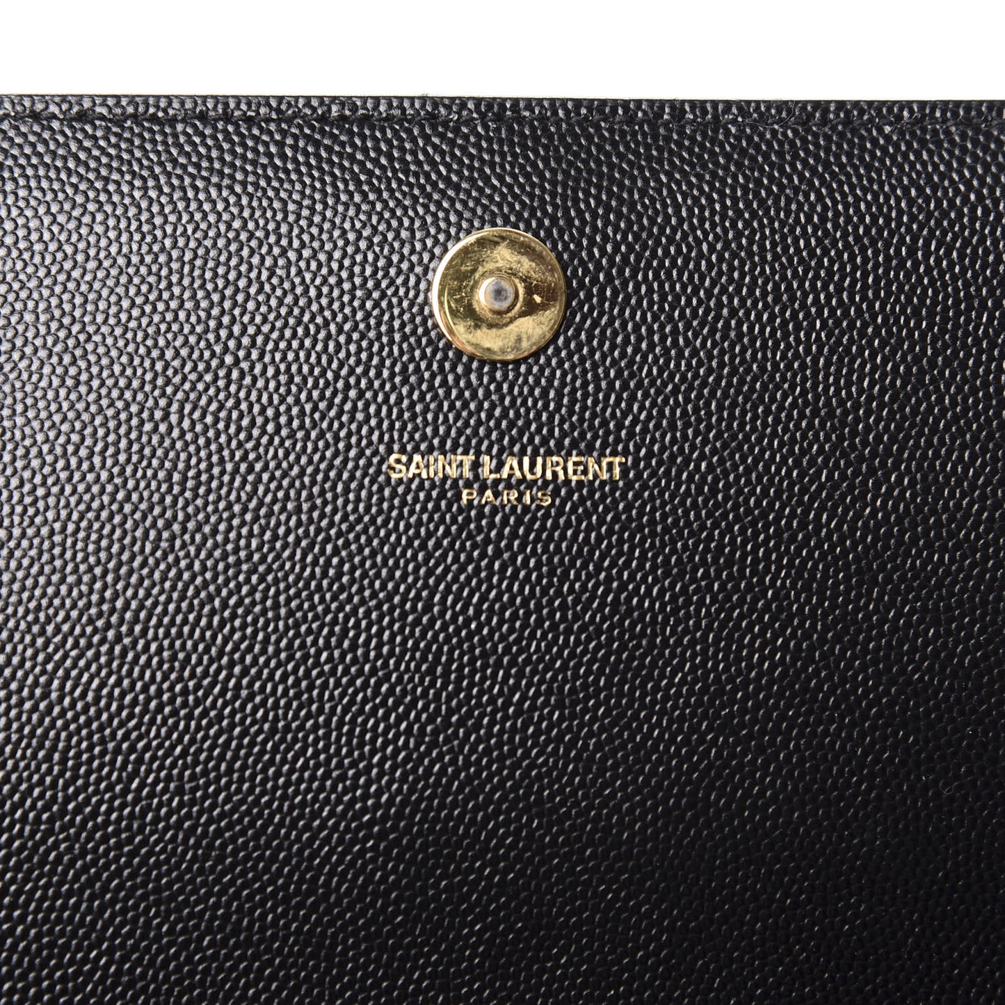 Grain De Poudre Monogram Cassandre Clutch Black