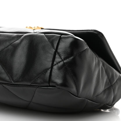 Chanel Lambskin Quilted Medium Chanel 19 Flap Black 10 of 11