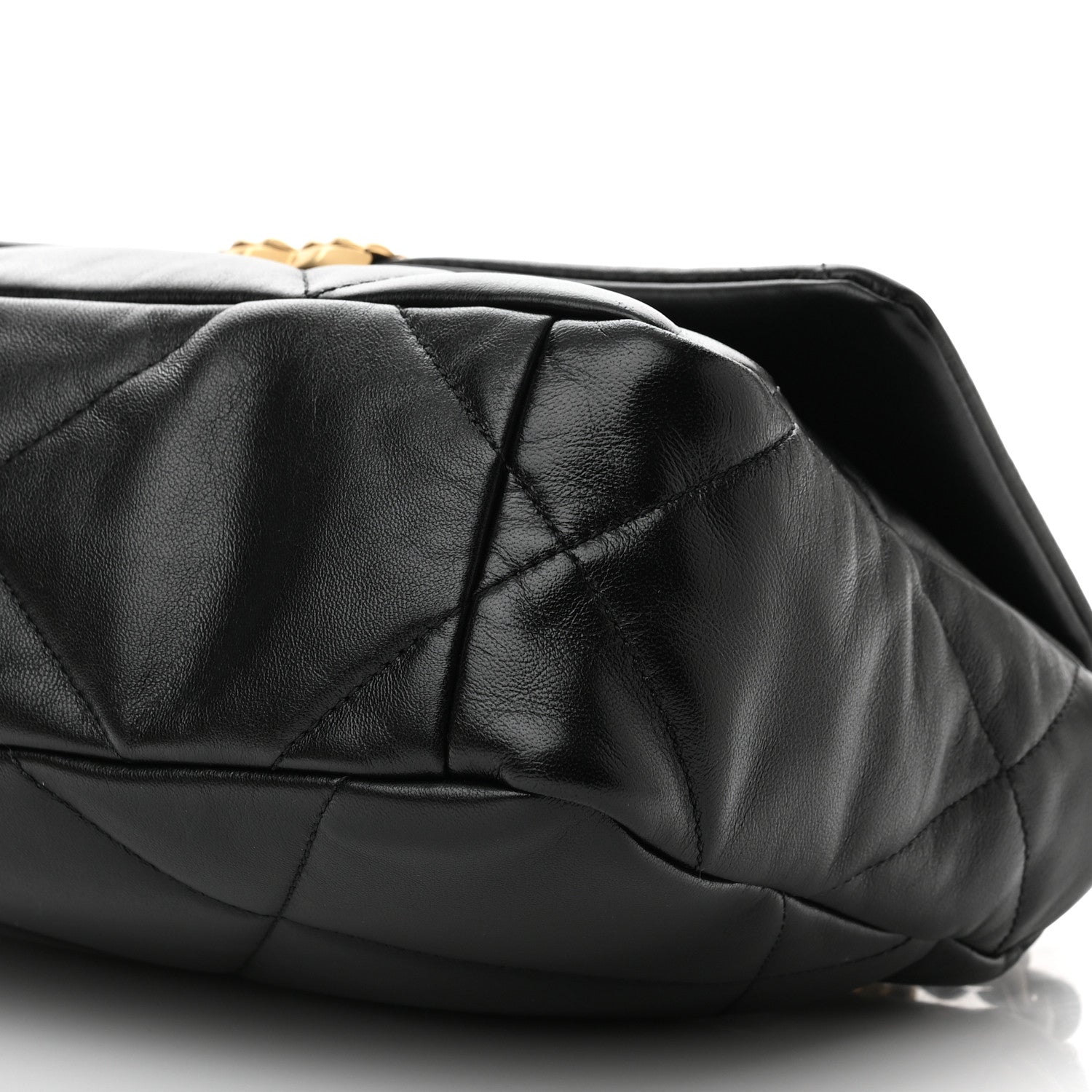Chanel Lambskin Quilted Medium Chanel 19 Flap Black 10 of 11