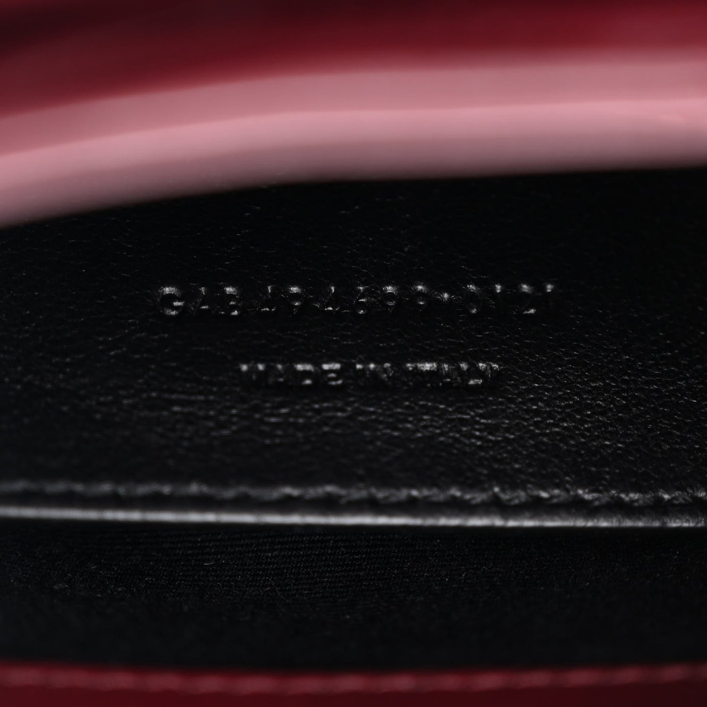 Calfskin Y Quilted Monogram Small Loulou Chain Satchel Dark Legion Red