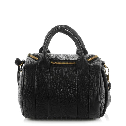 Alexander Wang Pebbled Lambskin Rockie Black Antique Brass Hardware 1 of 8