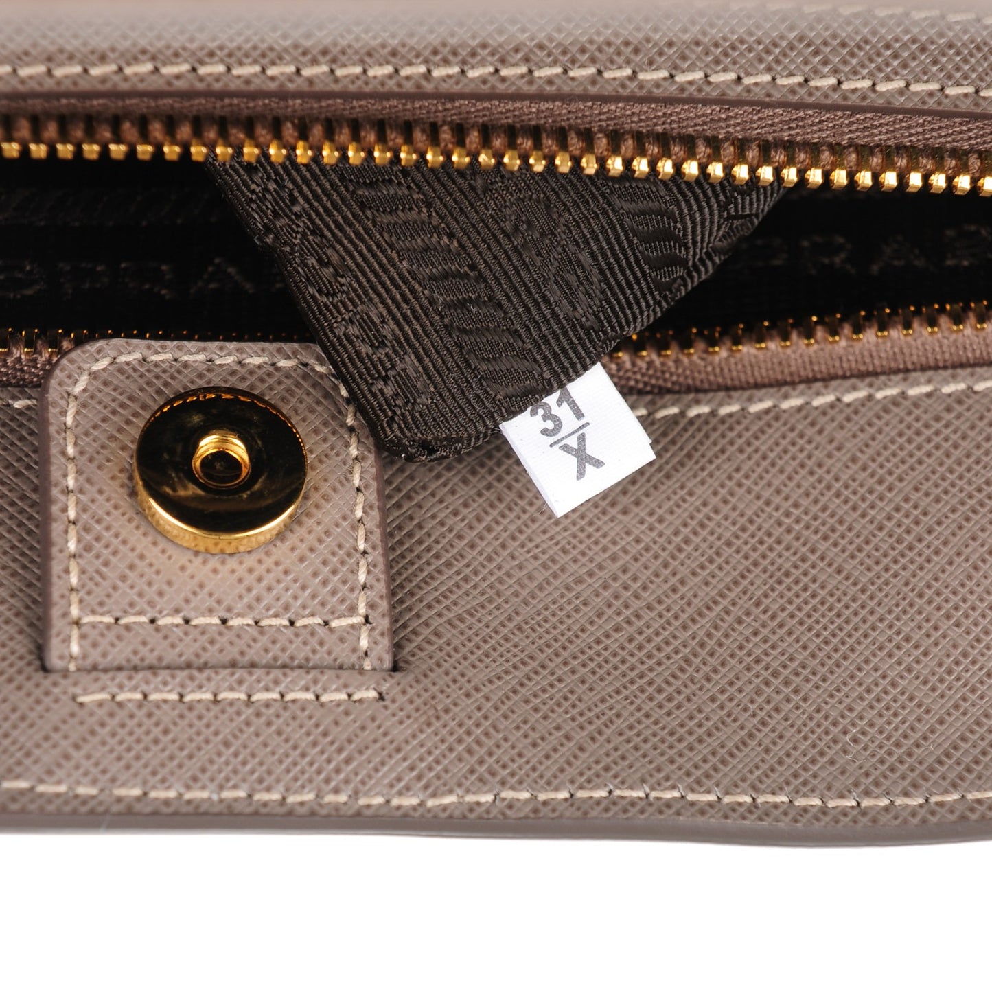 Saffiano Lux Large Tote Argilla