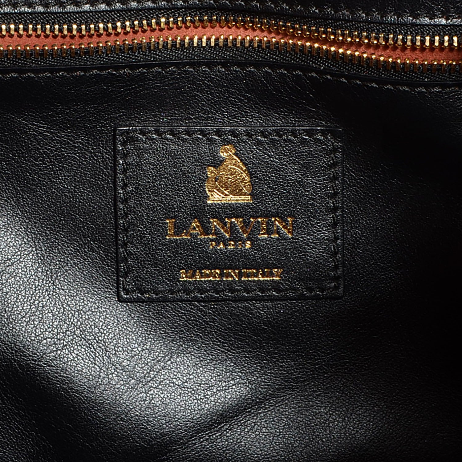 Celine LANVIN Calfskin Extra Large Shopper Bag Black 6 of 7
