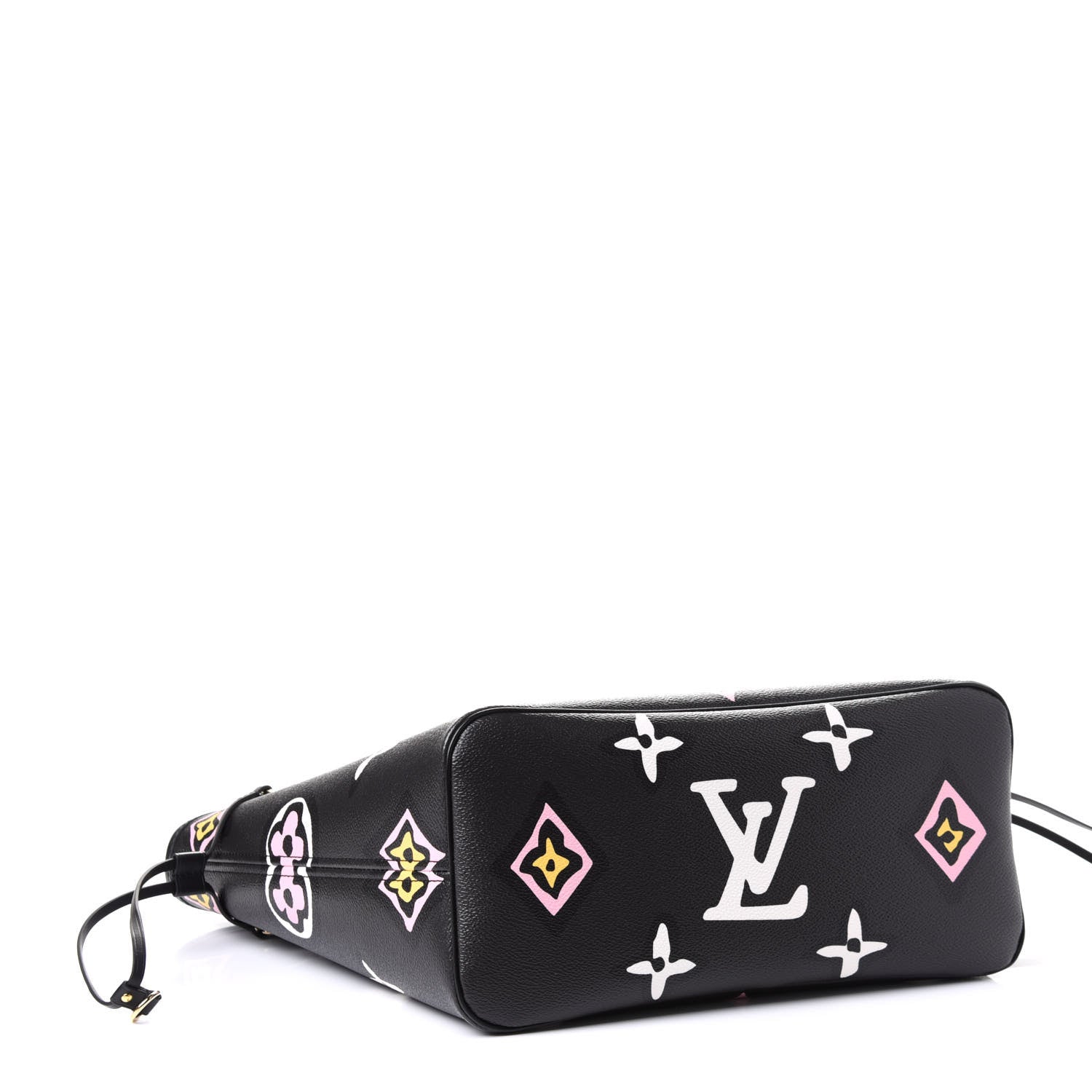 Louis Vuitton Monogram Giant Wild At Heart Neverfull MM Black 3 of 4