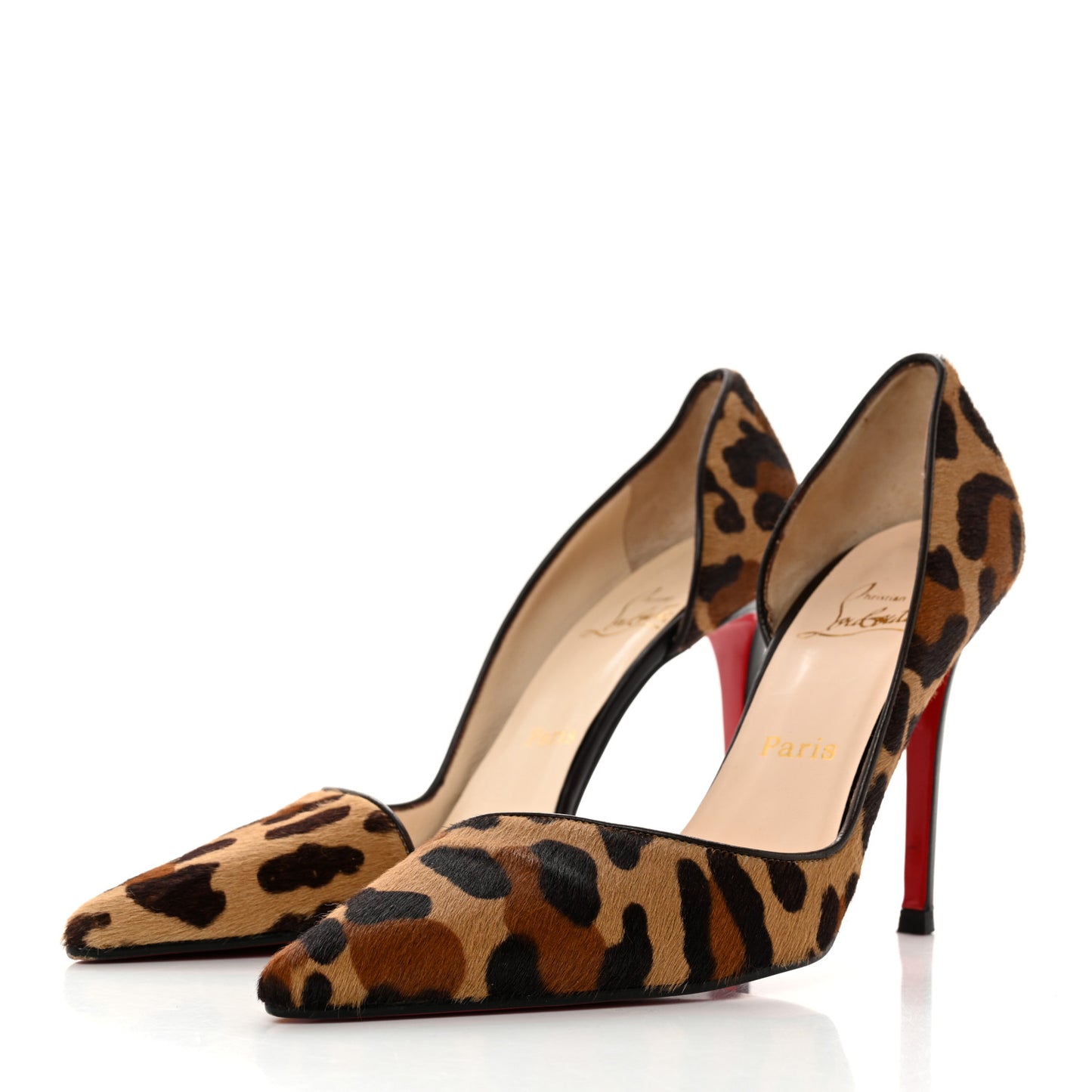 Pony Hair Dark Leopard Iriza 100 Pumps 40 Brown