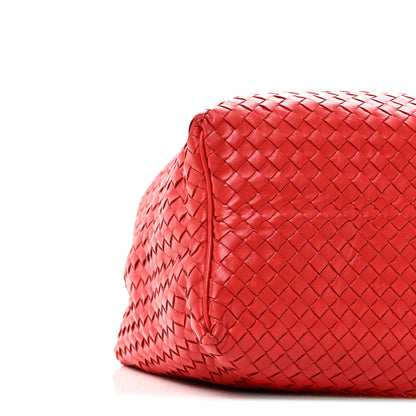 Bottega Veneta Nappa Intrecciato Large Hobo Red 7 of 9