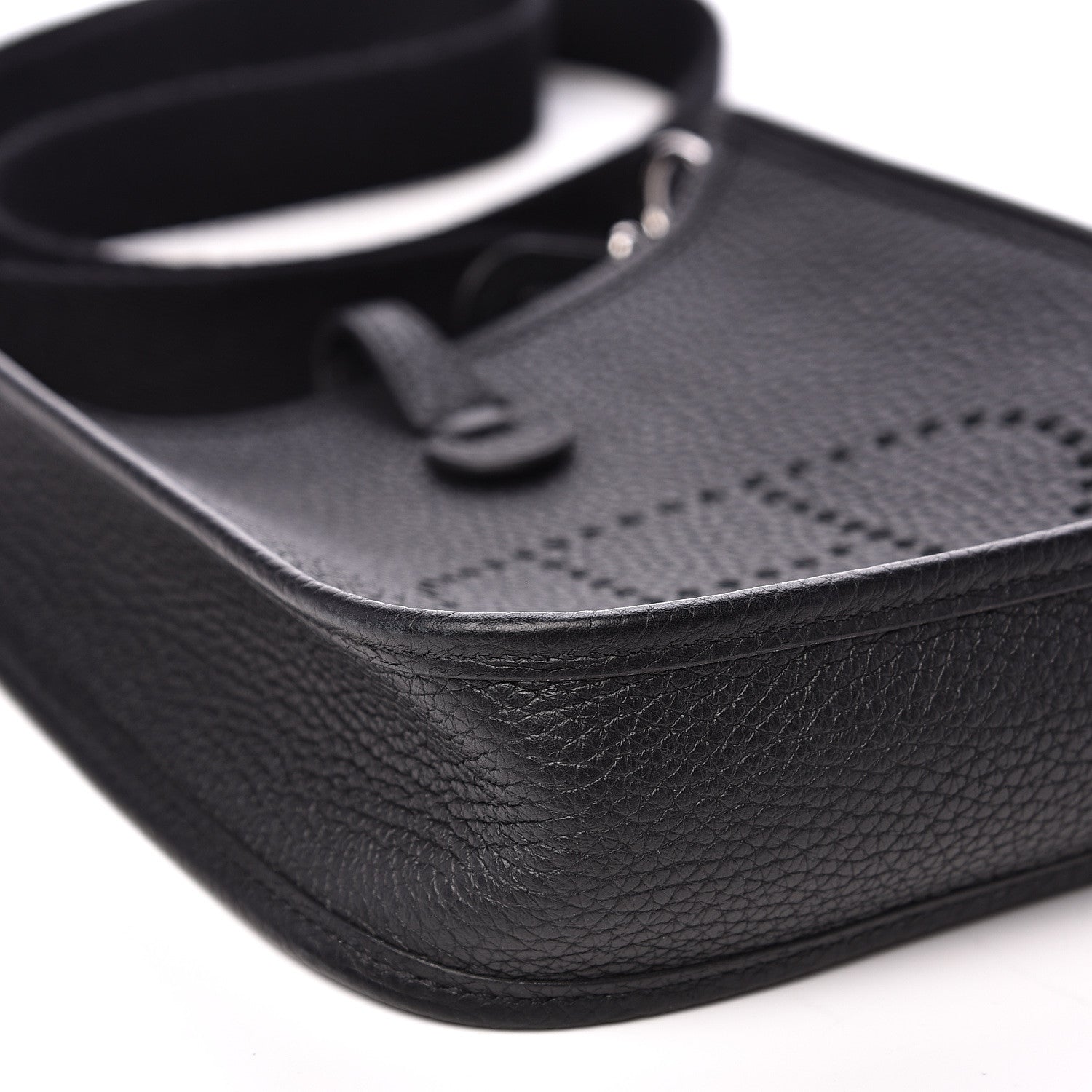 Hermes Taurillon Clemence Evelyne TPM Black 7 of 9