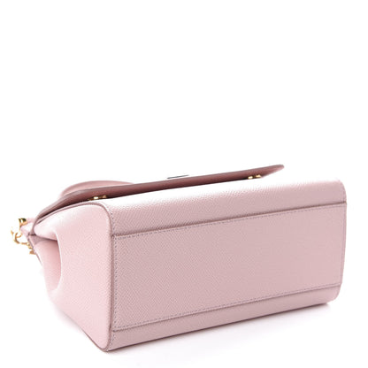 Dolce & Gabbana Dauphine Small Miss Sicily Satchel Rosa Carne 4 of 9