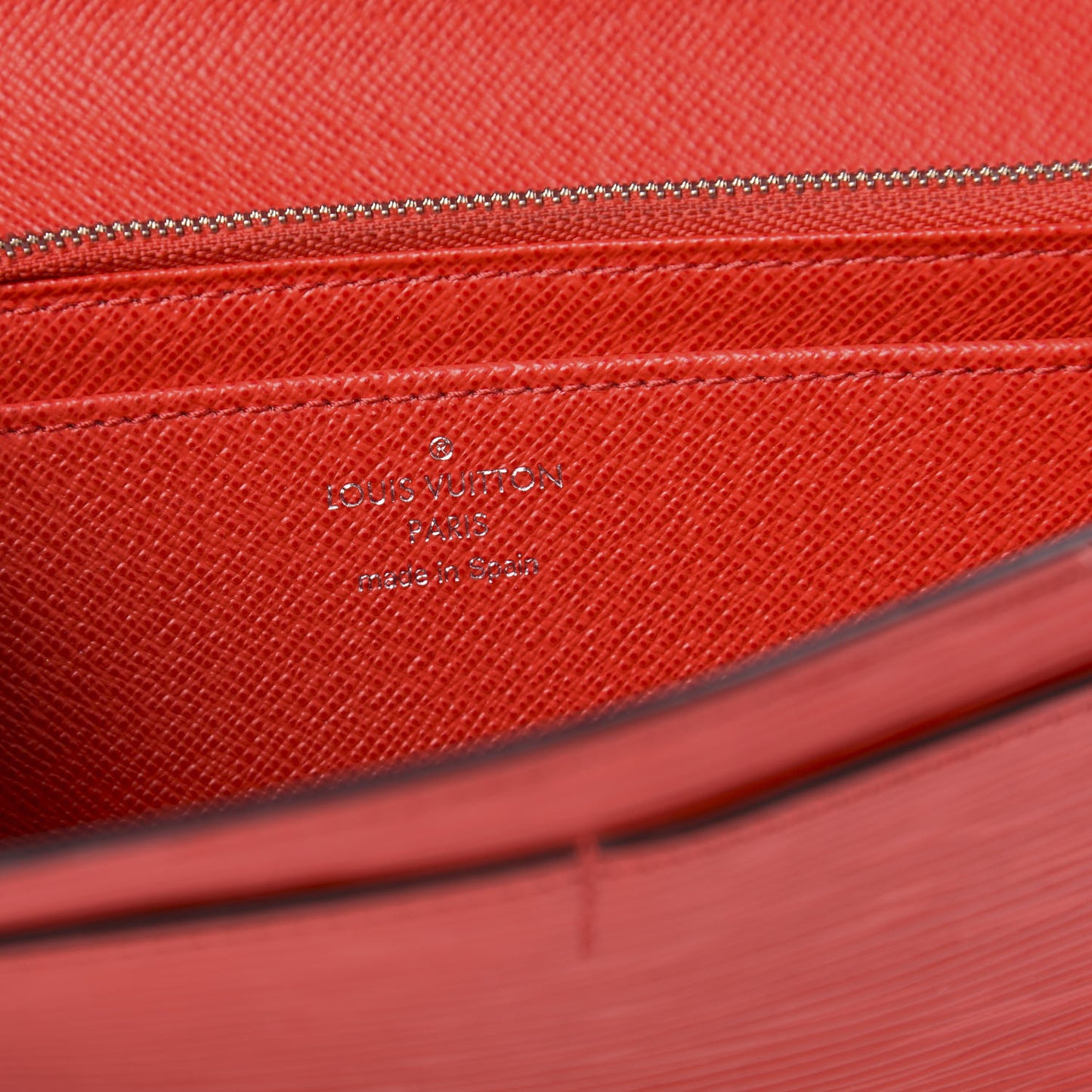 Epi Louise Wallet Coquelicot