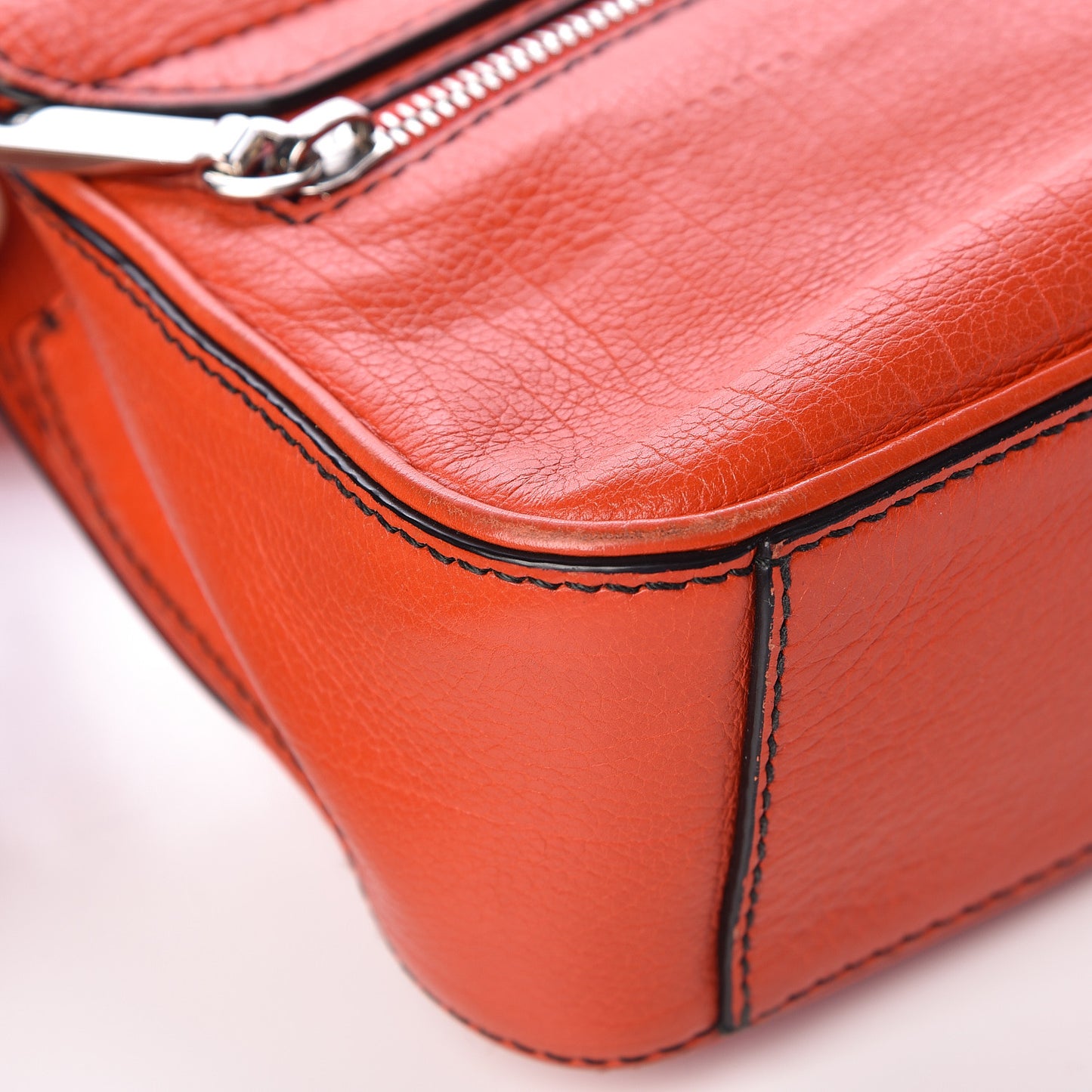 Vachetta Lux Tiny Kent Shoulder Bag Fire Red