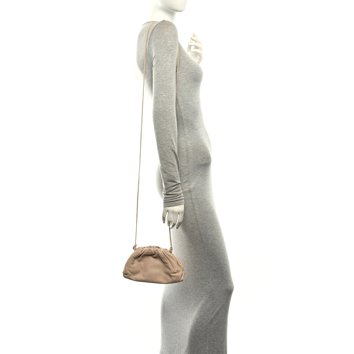 Bottega Veneta Butter Calfskin The Mini Pouch Nude 2 of 10