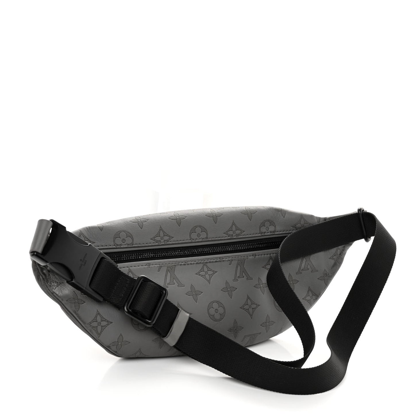 Calfskin Monogram Shadow Discovery Bumbag PM Gray