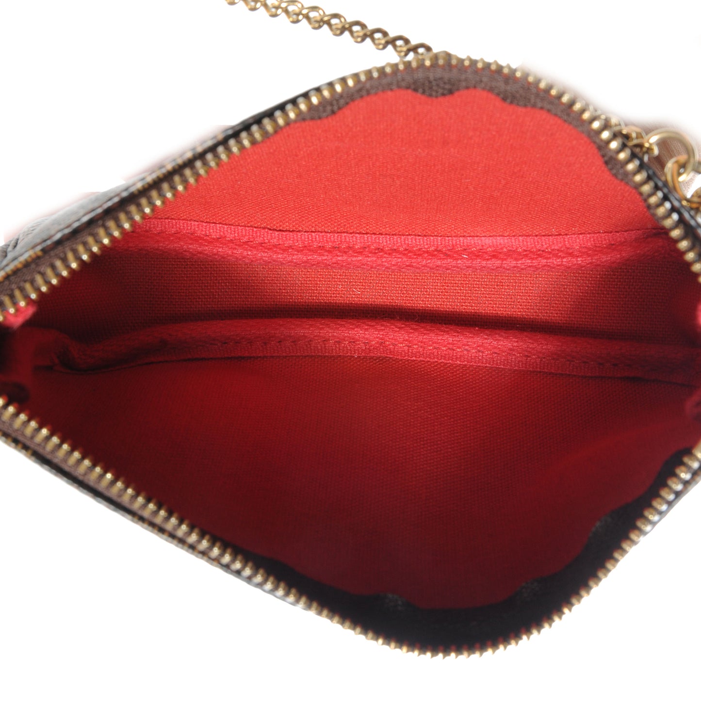 Damier Ebene Mini Pochette Accessories Bag