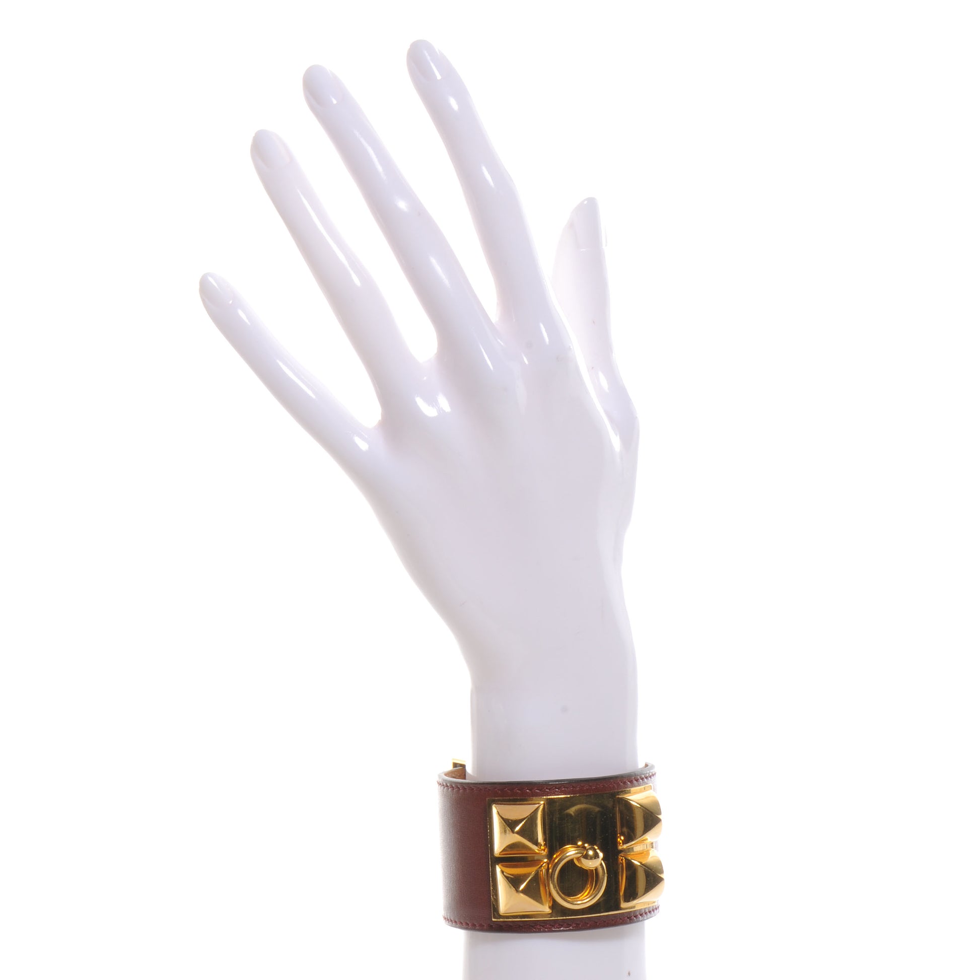 Hermes Box Collier de Chien CDC Bracelet Rouge H Medium 2 of 7