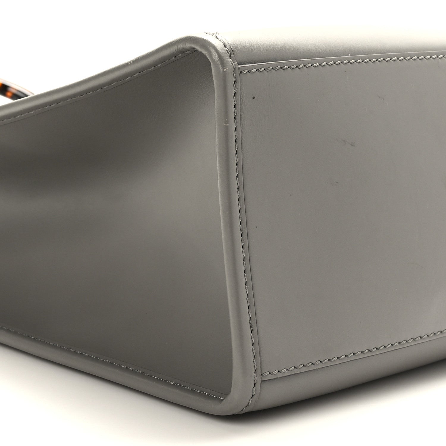 Fendi Vitello King Plexiglass Logo Embossed Medium Fendi Sunshine Shopper Tote Moon 7 of 8