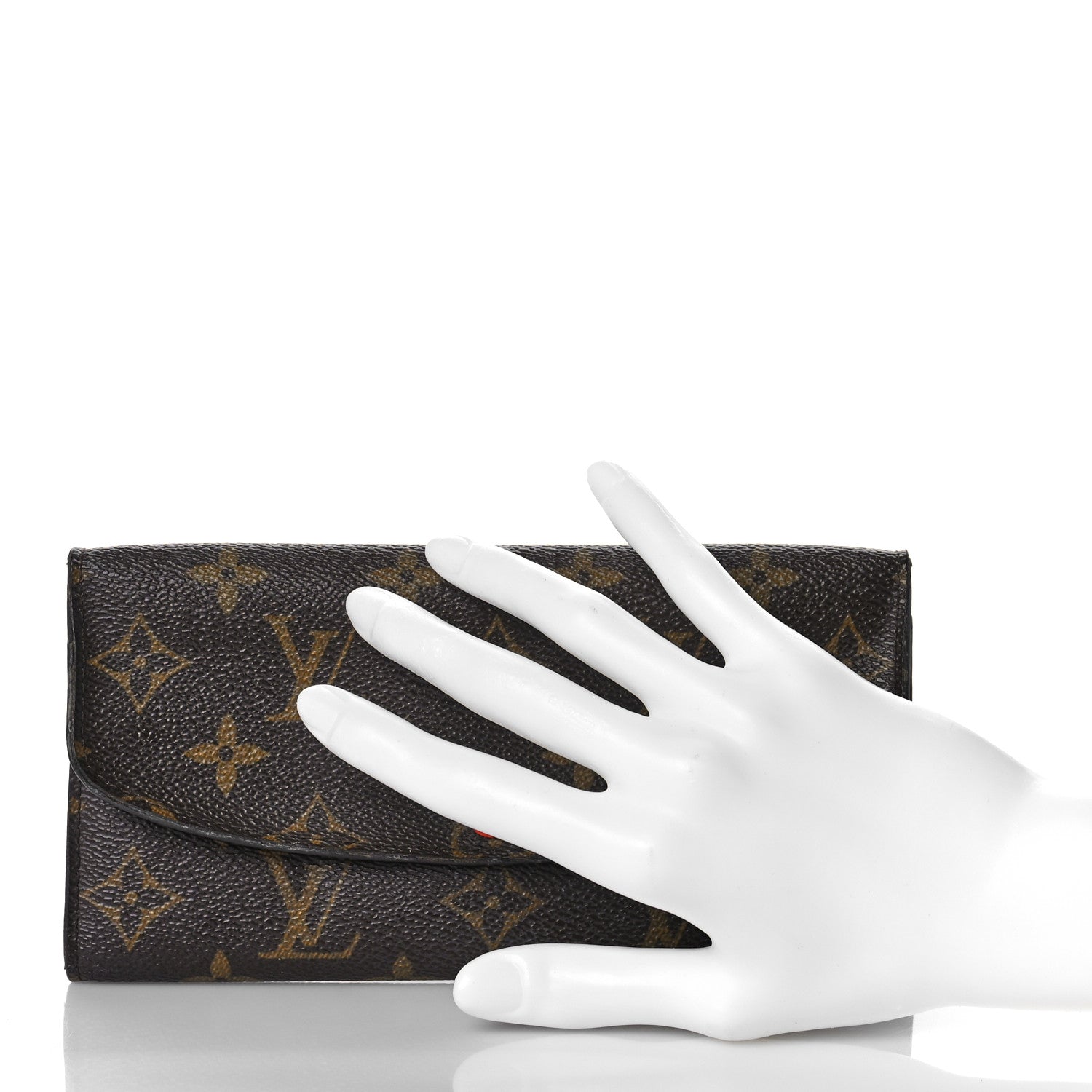 Louis Vuitton Monogram Emilie Wallet Piment 2 of 17