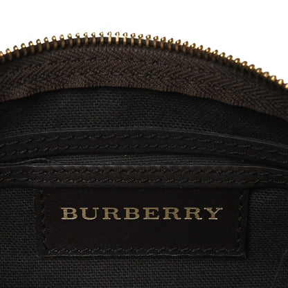 Burberry Haymarket Check Small Chester Bowling Bag Chocolate 6 of 10