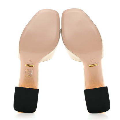 Gucci Cosmos Softy Calfskin Interlocking G Cut Out 55mm Slide Sandals 40.5 White 5 of 8