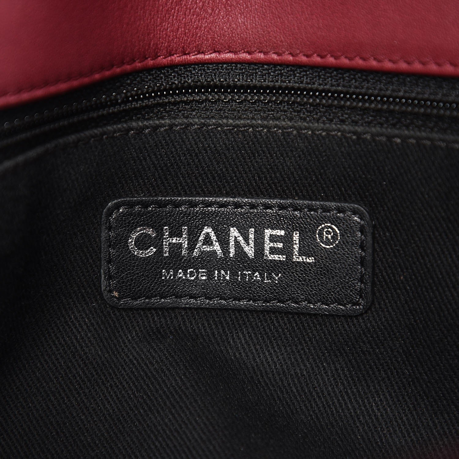 Chanel Patent Quilted Large Coco Shine Flap Burgundy 6 of 11