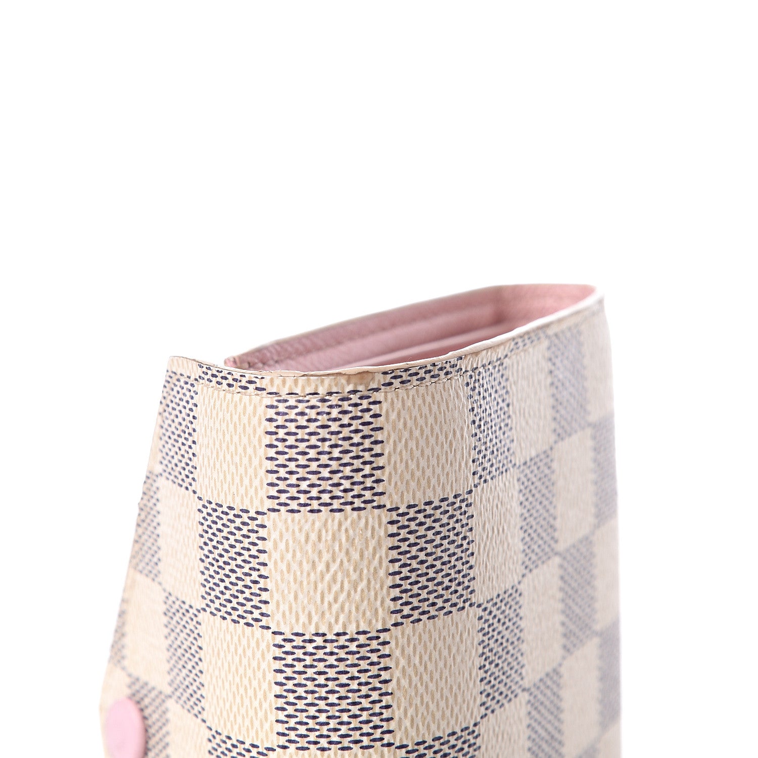Louis Vuitton Damier Azur Victorine Wallet Rose Ballerine 12 of 14