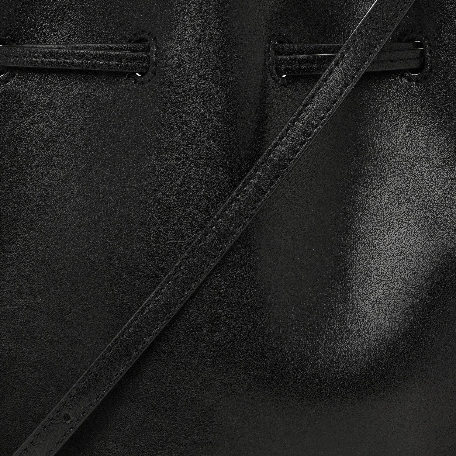 Saint Laurent Calfskin Small Bucket Bag Black 8 of 10