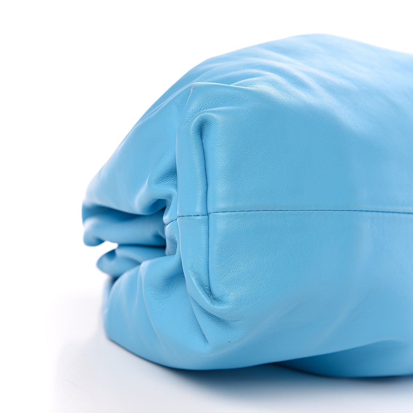 Smooth Butter Calf The Pouch Oversized Clutch Sky Blue