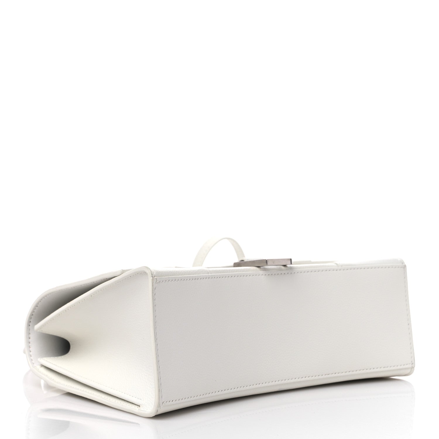 Balenciaga Grained Calfskin Medium Hourglass Top Handle Bag White 4 of 10