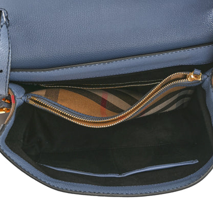 Burberry Derby Calfskin House Check Medium Camberley Slate Blue 5 of 12