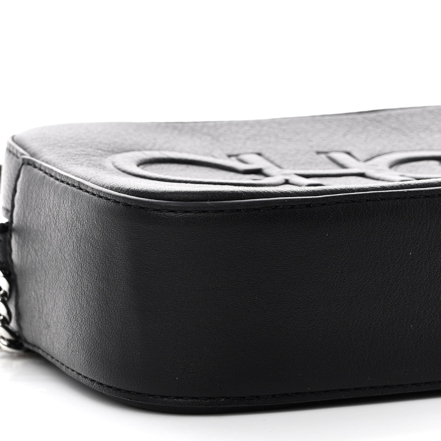 Jimmy Choo Calfskin Logo Camera Bag Black 10 of 11