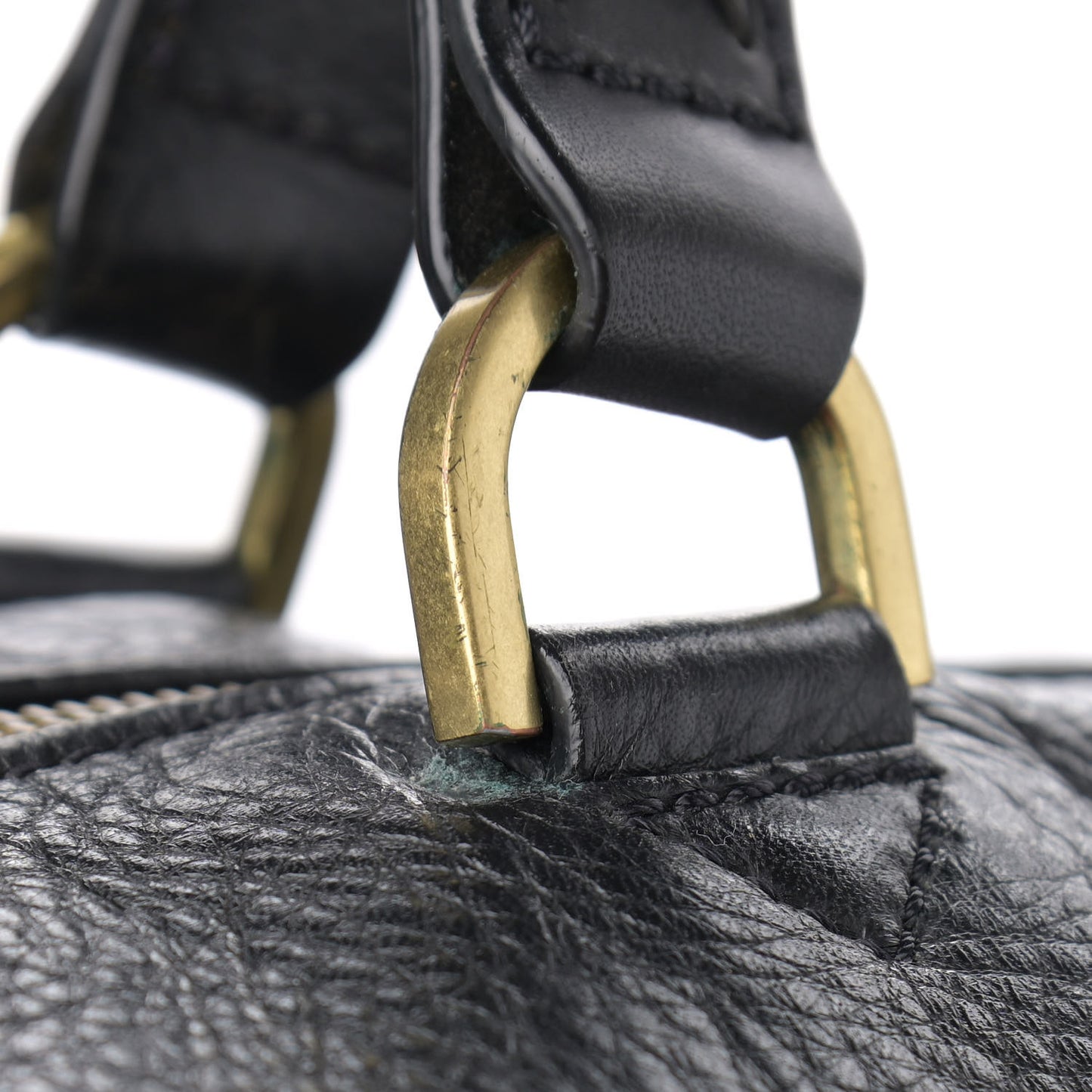 Pebbled Calfskin Effie Tote Black