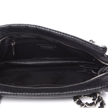 Chanel Calfskin Perforated 50's Satchel Black 5 of 12