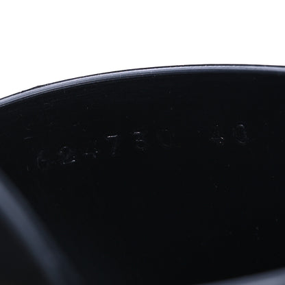 Gucci Rubber Gucci Logo Womens Platform 20/60mm Slide Sandals 40 Black 10 of 11