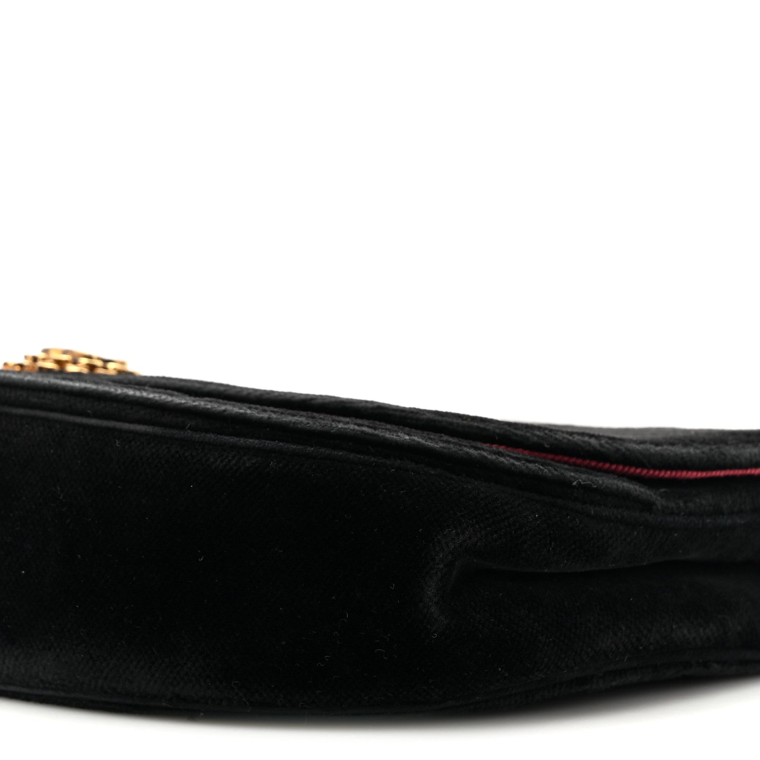 Chanel Velvet Horizontal Quilted Small Single Flap Black 9 of 17