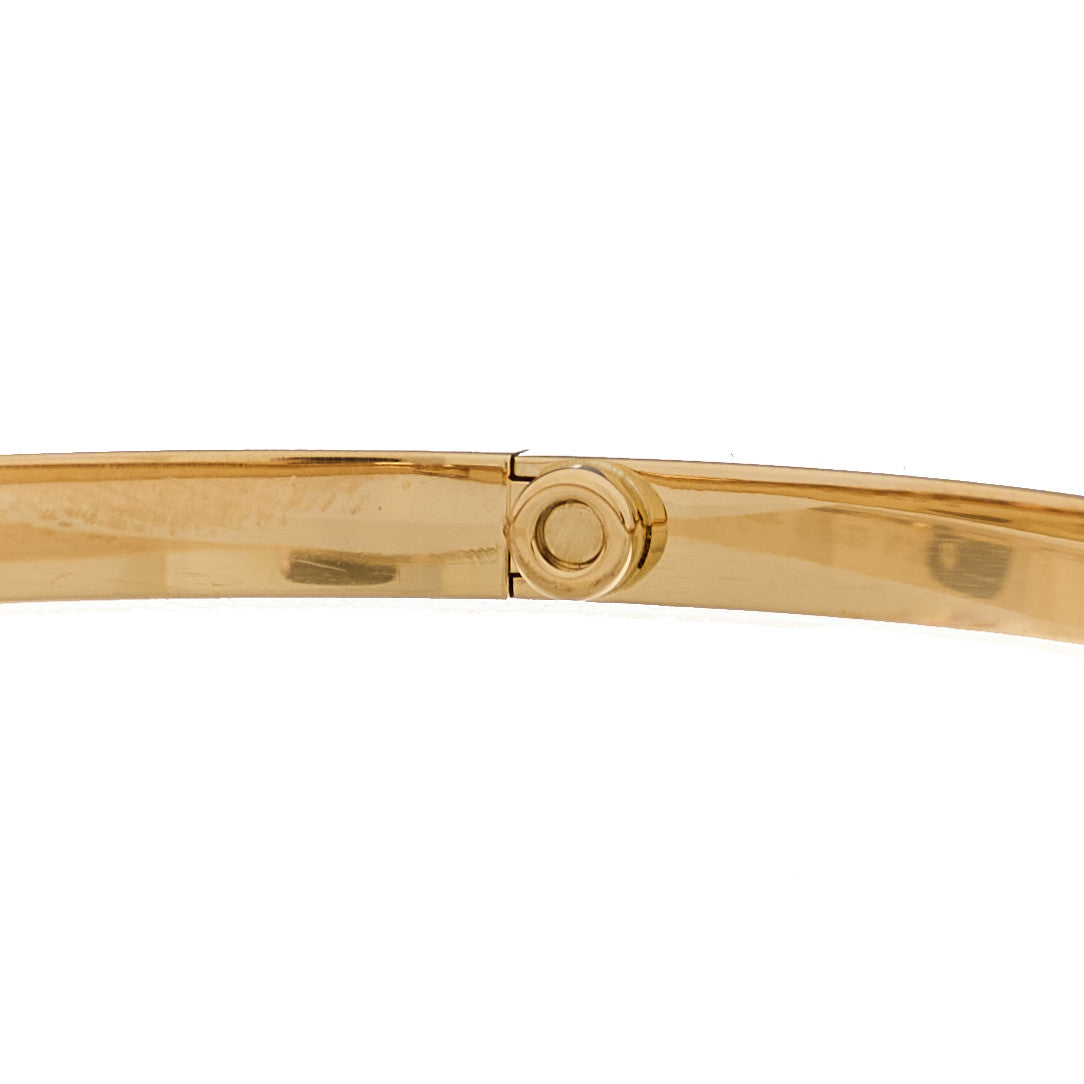 Cartier 18K Yellow Gold Small LOVE Bracelet 17 5 of 8