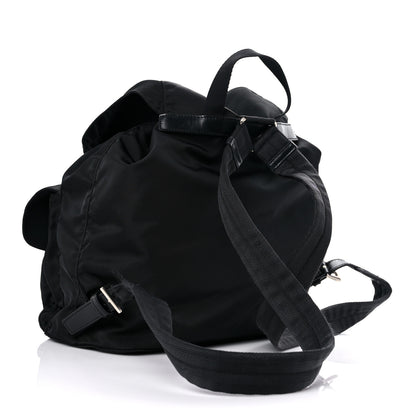 Prada Tessuto Nylon Saffiano Medium Backpack Black 3 of 16