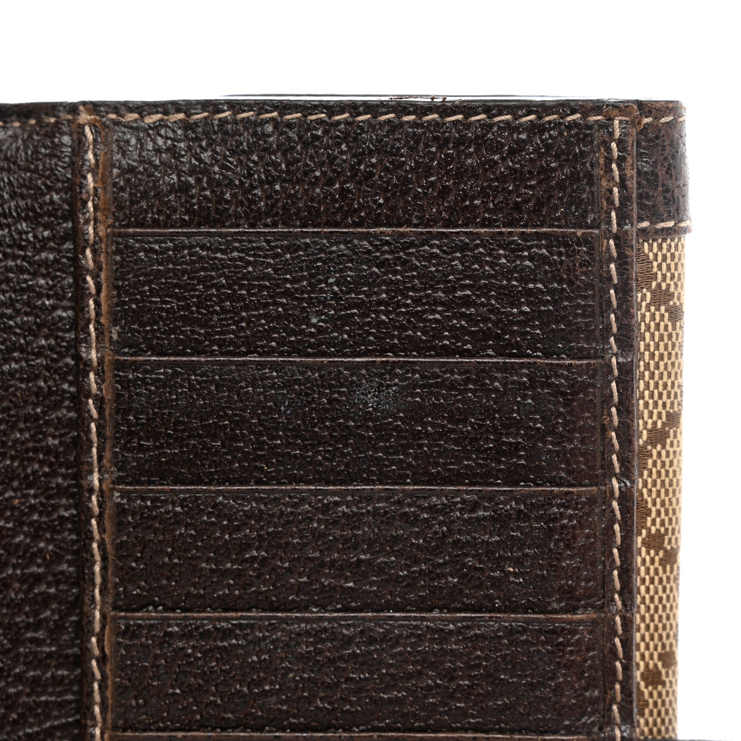 Crystal Monogram Continental Charmy Wallet Brown