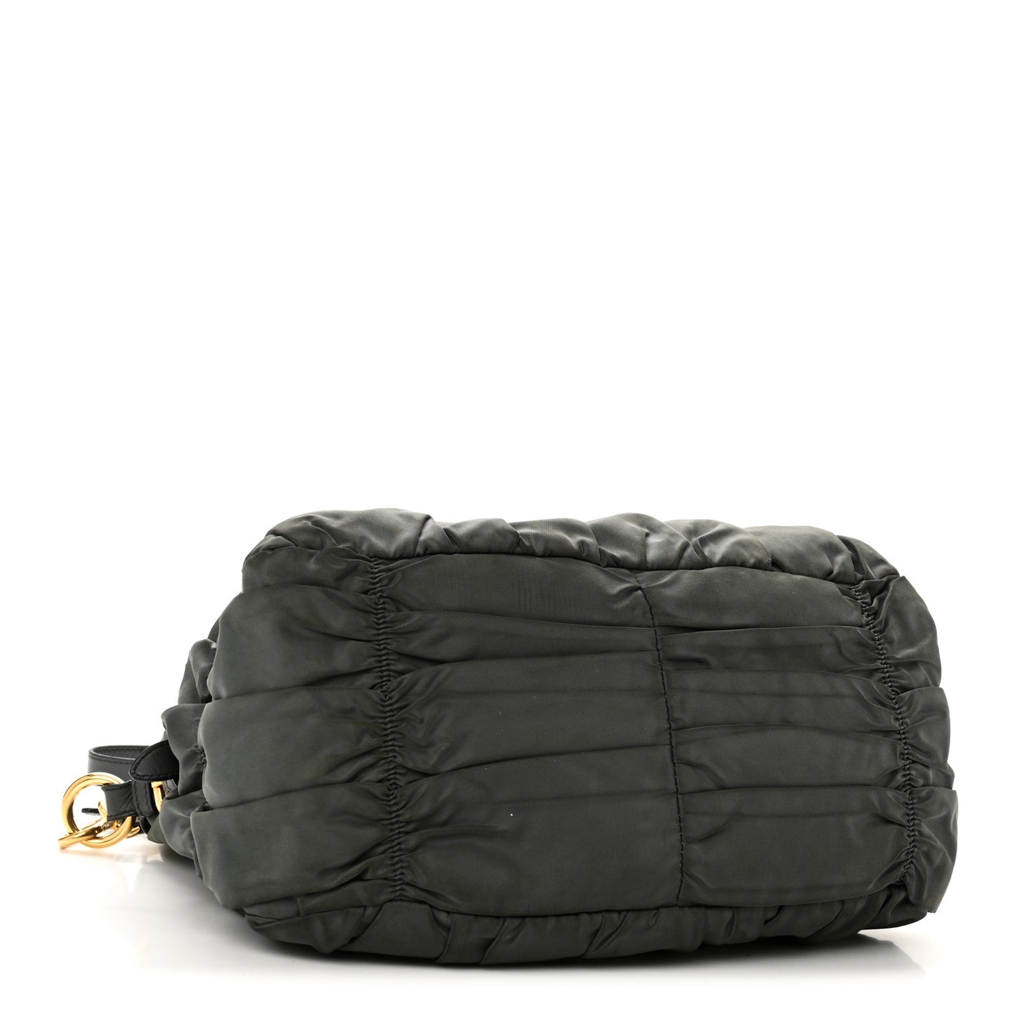 Tessuto Nylon Gaufre Tote Fumo