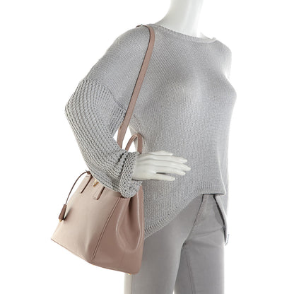 Prada Saffiano Lux Medium Double Zip Tote Cammeo 2 of 11