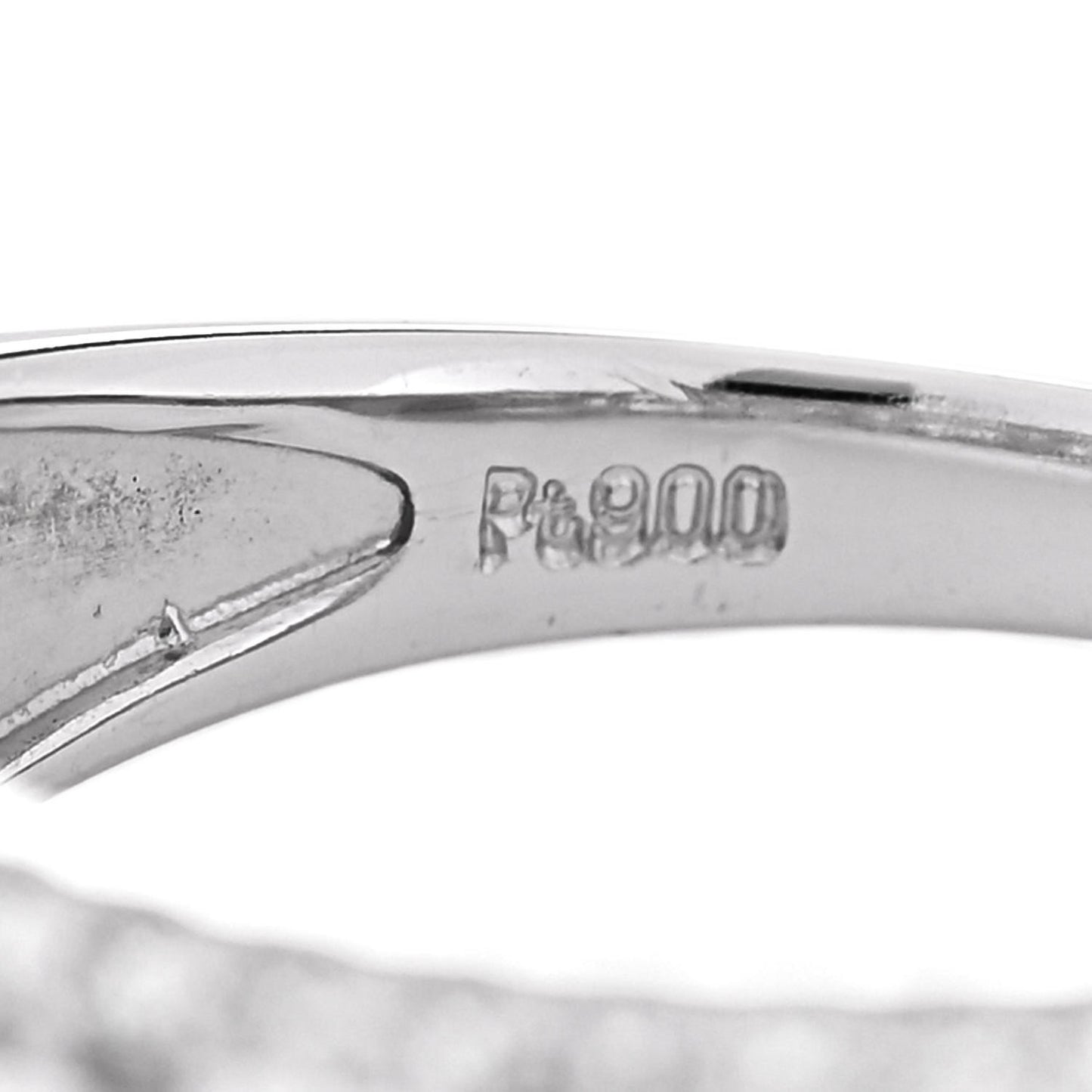 Platinum Diamond 1.00ctw Openwork Band Ring 53 6.25