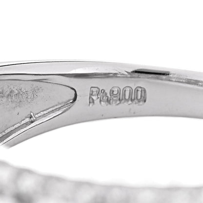 Parker & West by FASHIONPHILE Platinum Diamond 1.00ctw Openwork Band Ring 53 6.25 9 of 9