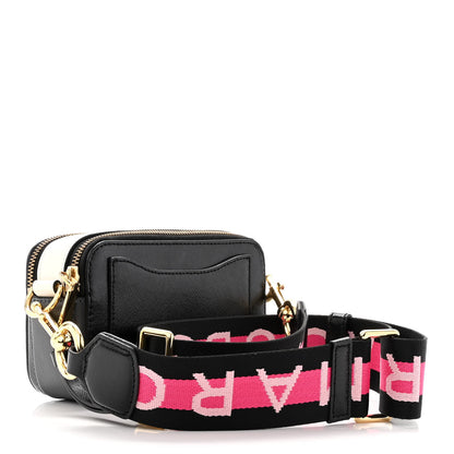 Marc Jacobs Saffiano Snapshot Camera Bag Black Grey 3 of 10