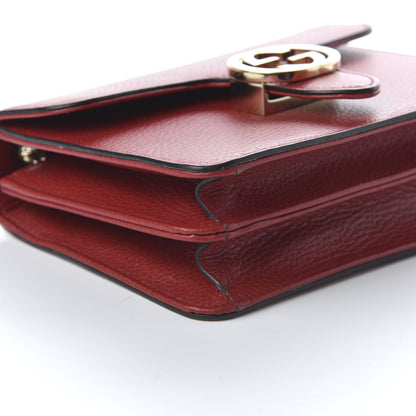 Gucci Dollar Calfskin Small Interlocking G Shoulder Bag Red 6 of 10